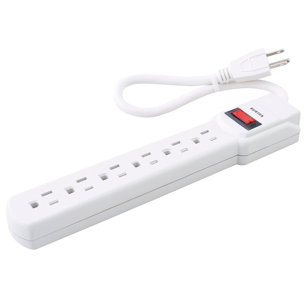 MULTICONTACTO SURTEK 6 ENTRADAS 30CM