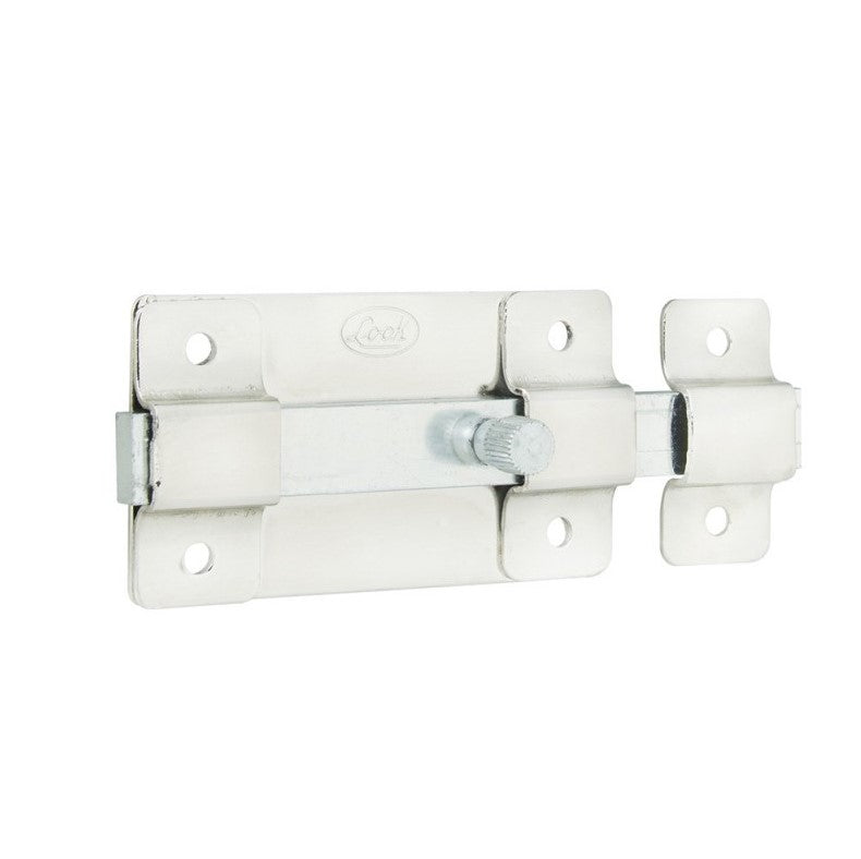 PASADOR SOBREPONER 8 CM NÍQUEL LOCK