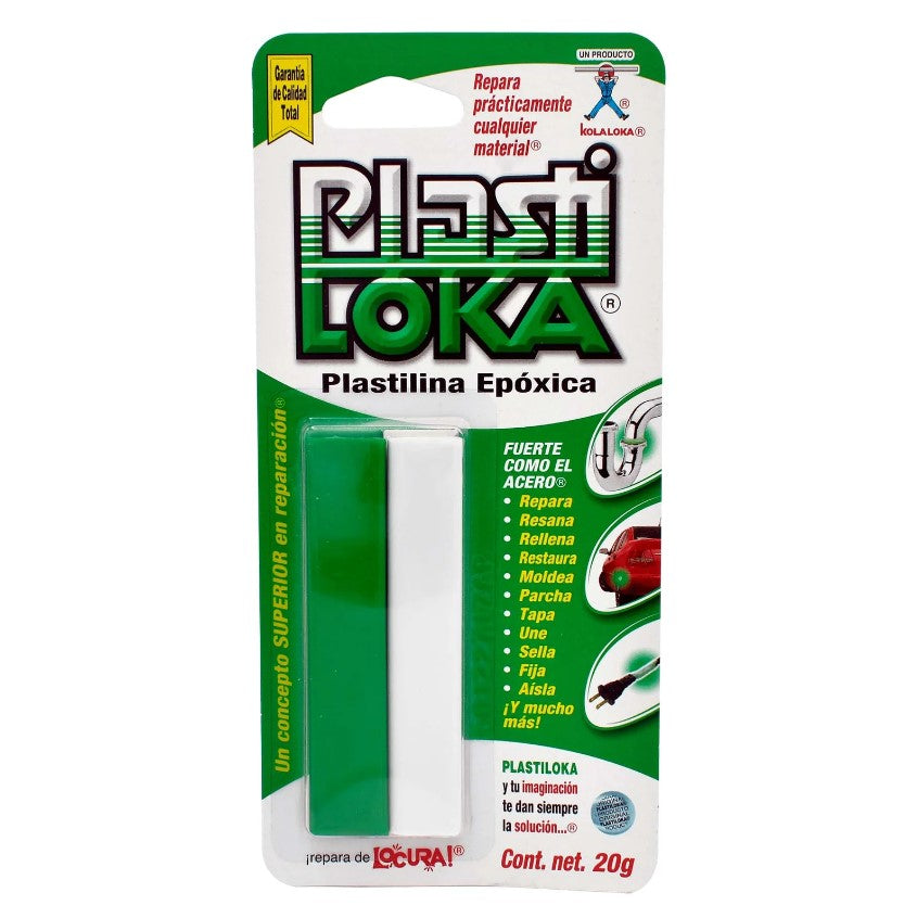 PLASTILOKA 20 GRS VERDE