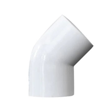 CODO 45° PVC SANITARIO 40 MM 1 1/2