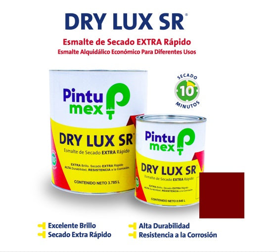 DRYLUX ROJO OXIDO BOTE 1/4 L.