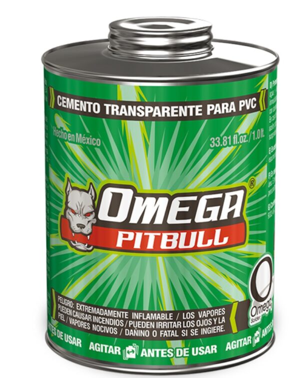 CEMENTO PVC OMEGA TRANSPARENTE 125 ML