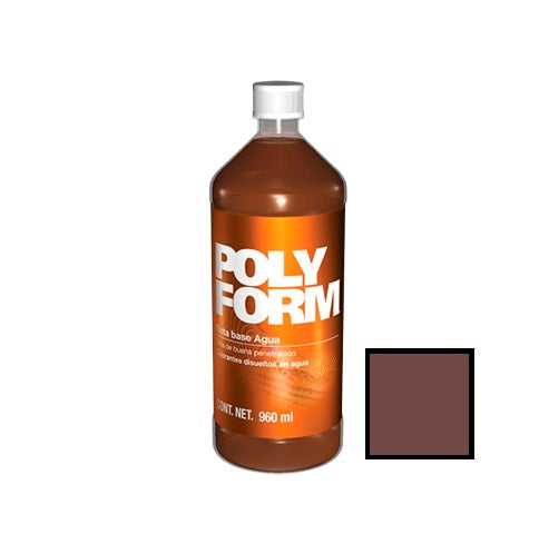 POLYFORM TINTA BASE AGUA CAOBA 960ML