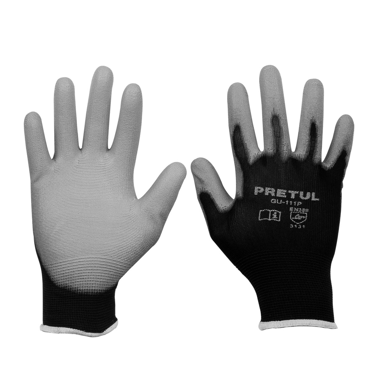 GUANTES NYLON RECUB POLIURETANO CH PRETU