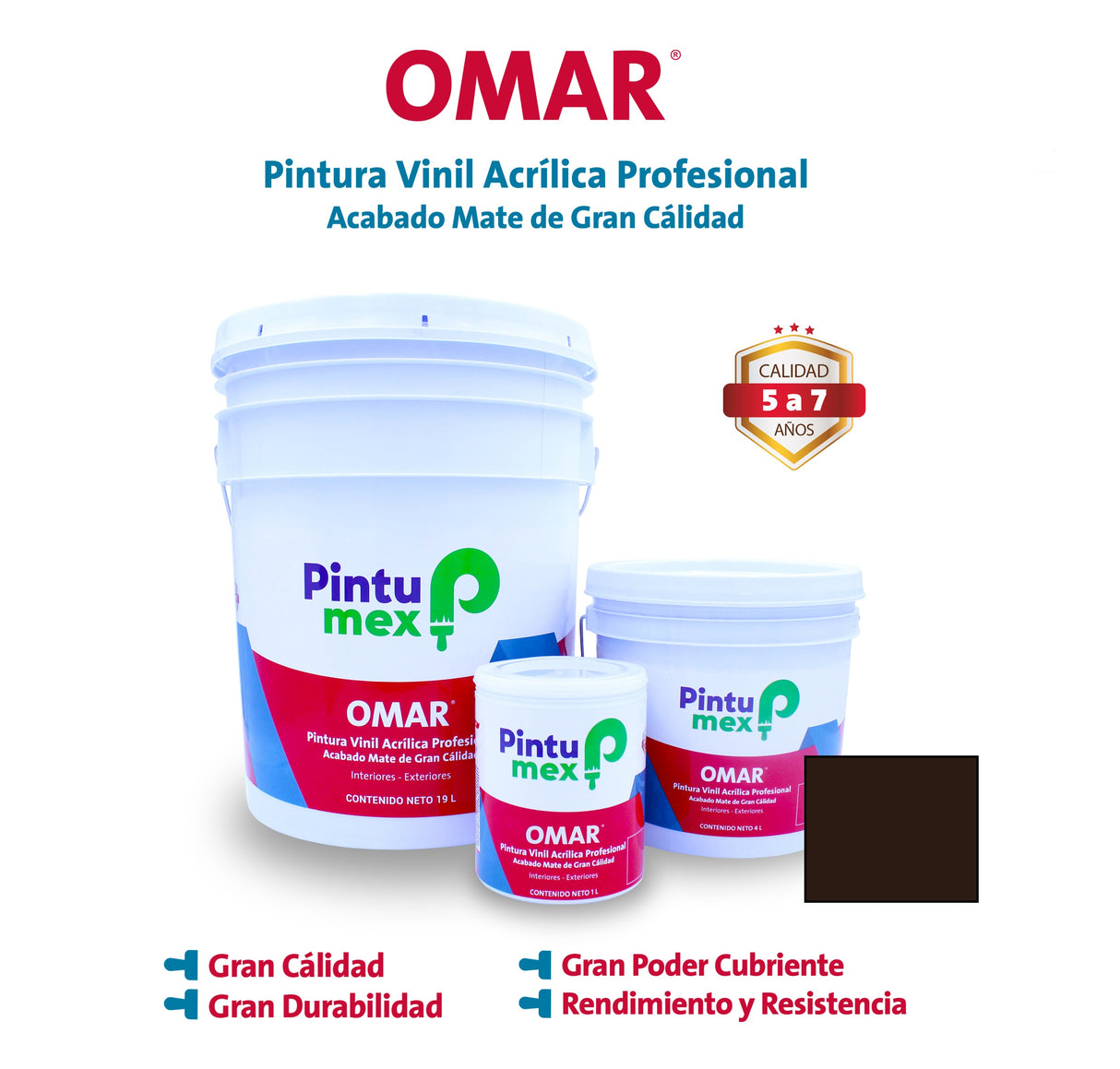 OMAR CHOCOLATE BOTE 1 L