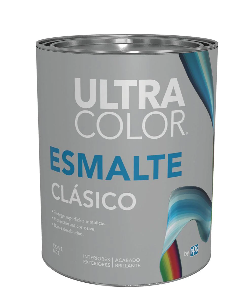 ULTRACOLOR ESMALTE CLASICO BLANCO 1L