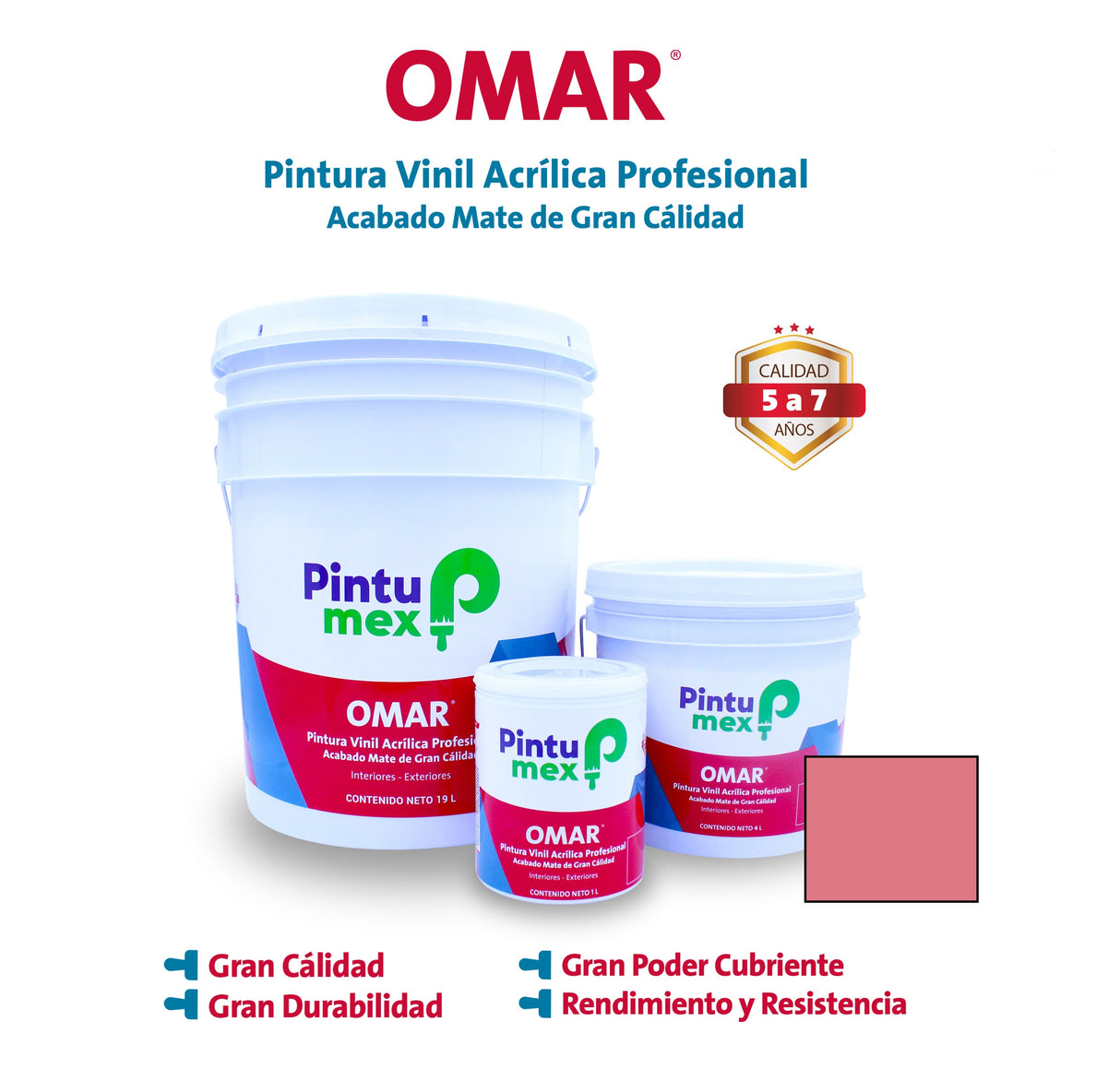 OMAR ROSA CANDY BOTE 1 L