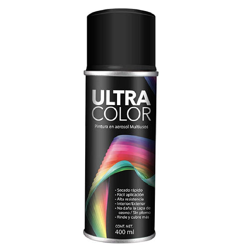 AEROSOL ULTRACOLOR NEGRO BRILLANT 400 ML