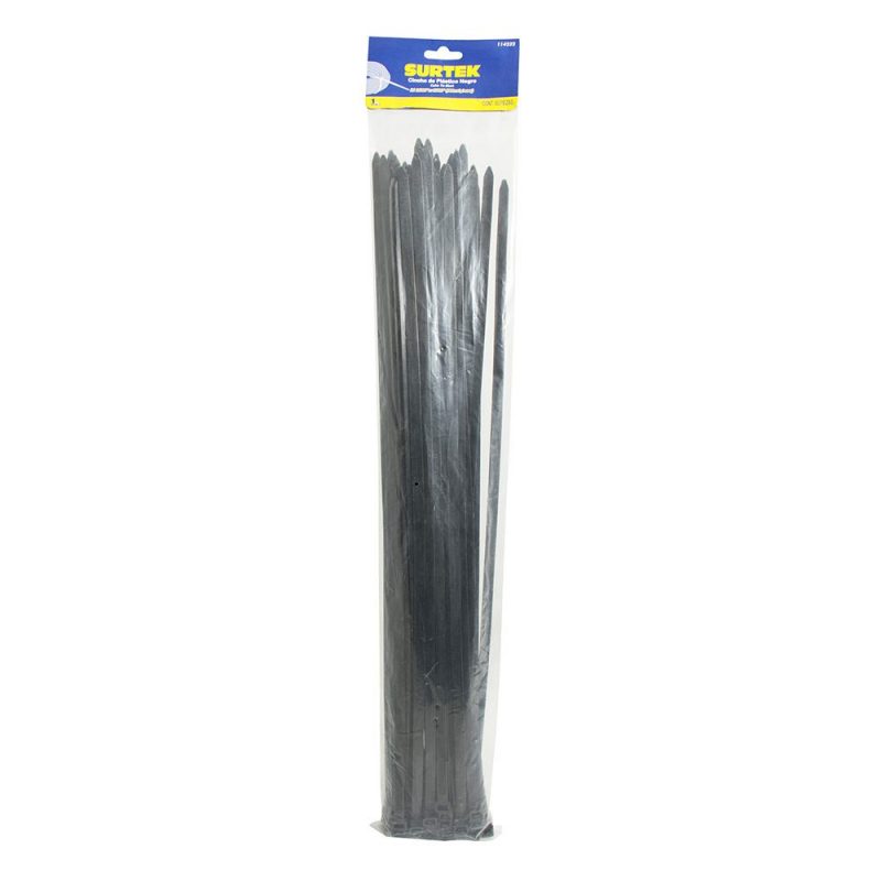 CINCHOS SURTEK NEGROS 203MM X 3.6MM