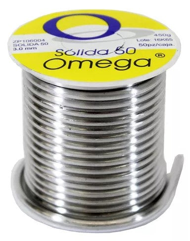 SOLDADURA SOLIDA OMEGA 50 3MM ROLLO 450G