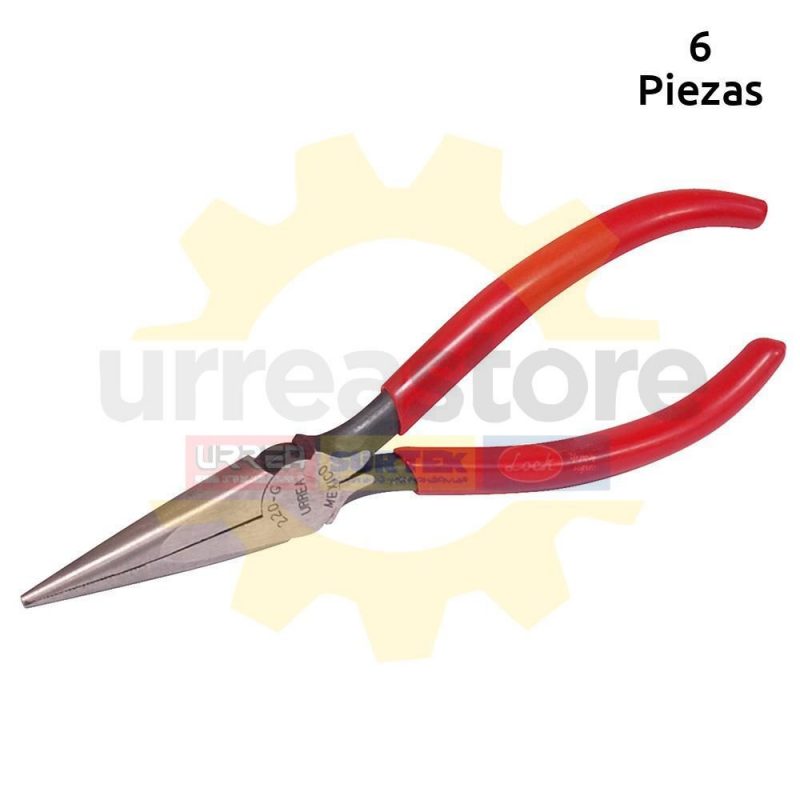 PINZA PUNTA PLANA URREA 6-5/8"