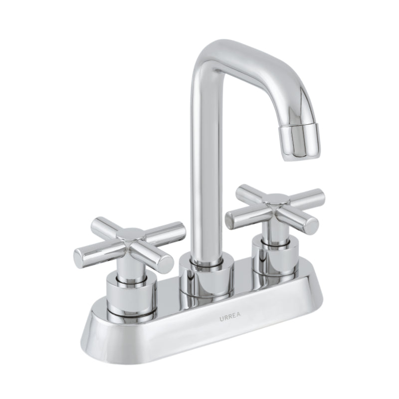 MEZCLADORA LAVABO URREA 4" MAN CRUCETA