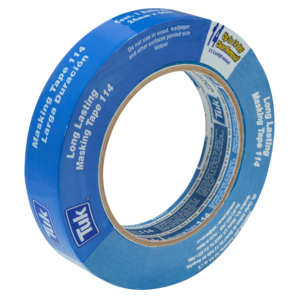 MASKING TAPE TUK 114 1" AZUL