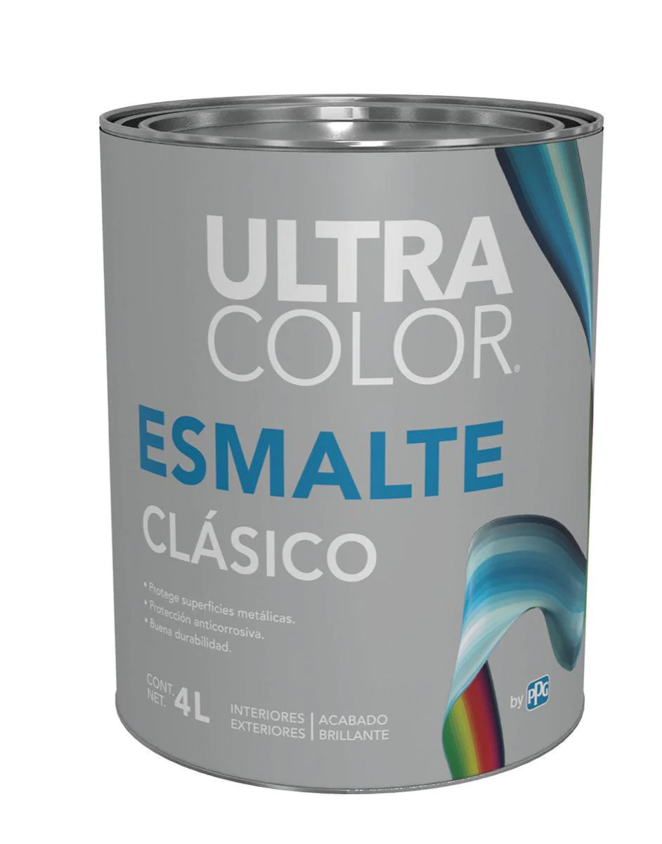 ULTRACOLOR ESMALTE CLASICO BLANCO 4L