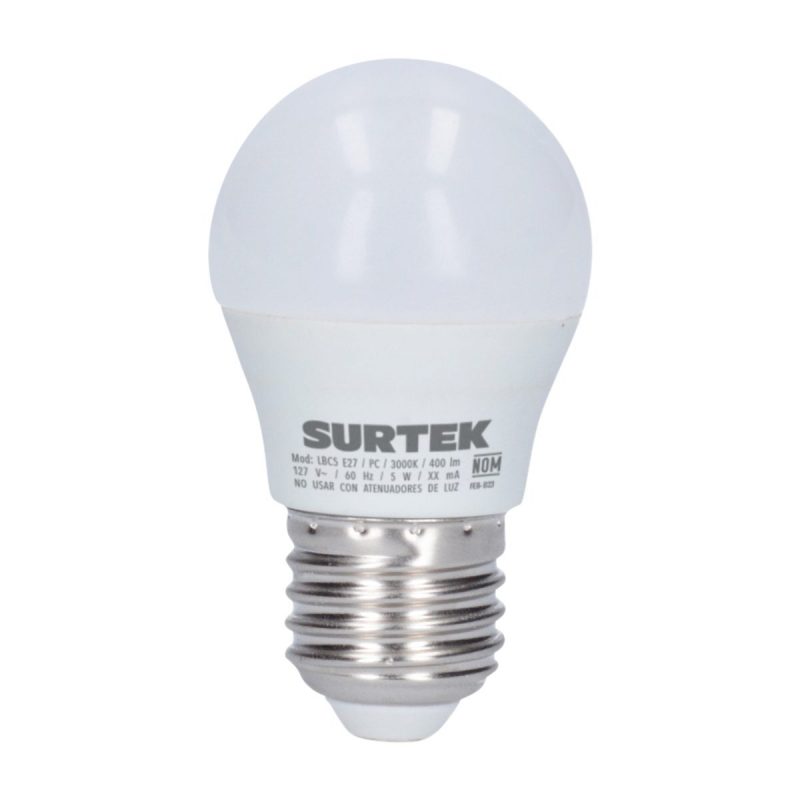 LAMPARA LED BULBO A19 SURTEK 14W CALIDA