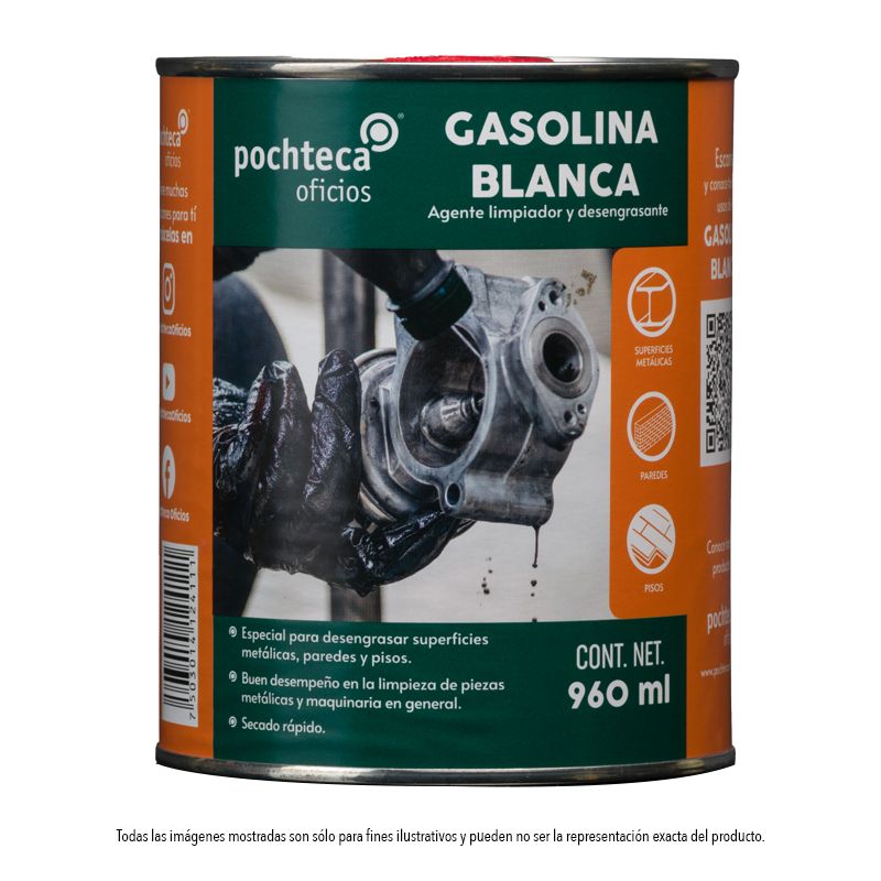 GASOLINA BLANCA POCHTECA 960ML