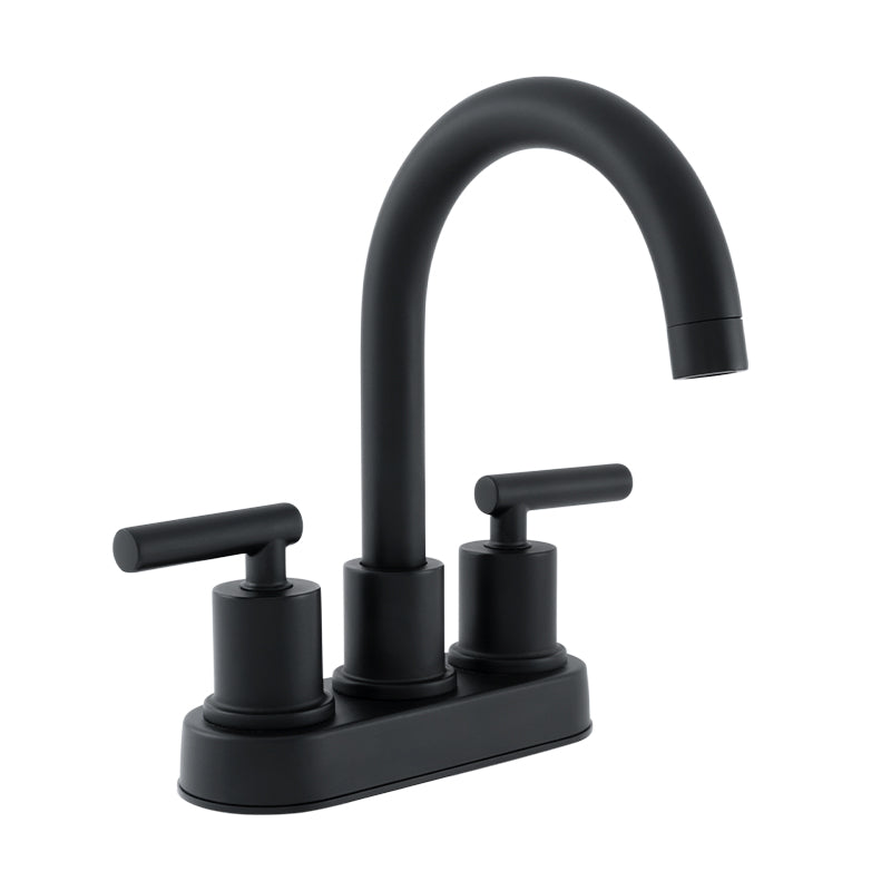 MEZCLADORA LAVABO URREA 4" NEGRO MATE