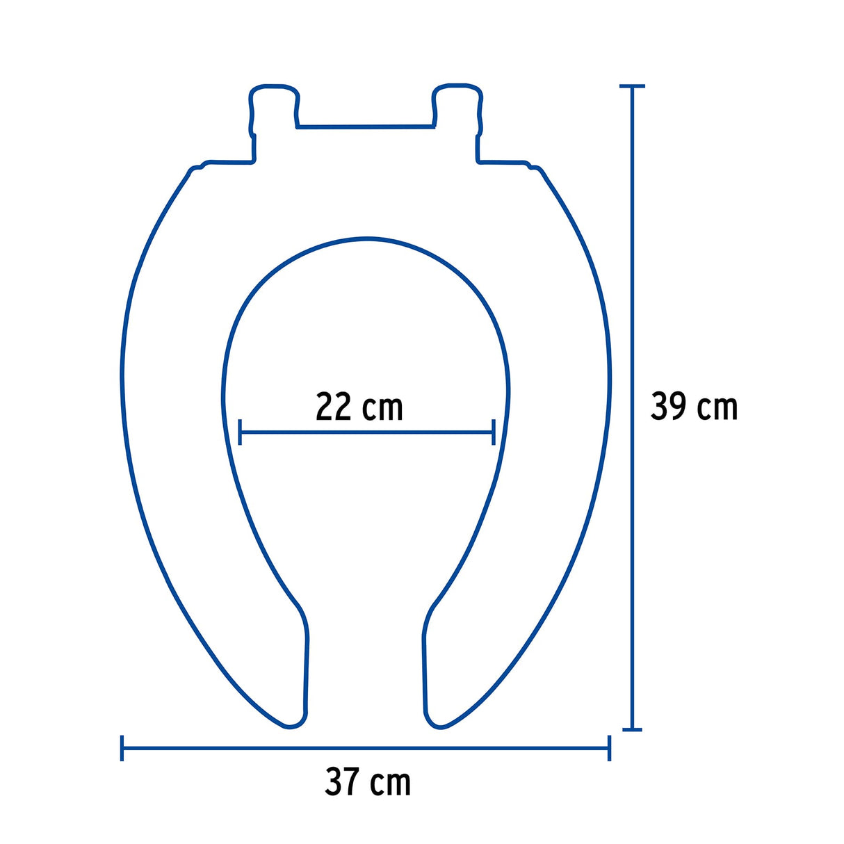 ASIENTO WC REDONDO HUESO FOSET