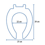 ASIENTO WC REDONDO HUESO FOSET