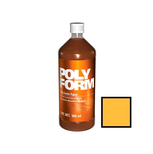 POLYFORM TINTA B/A AMARILLO PET 960 ML