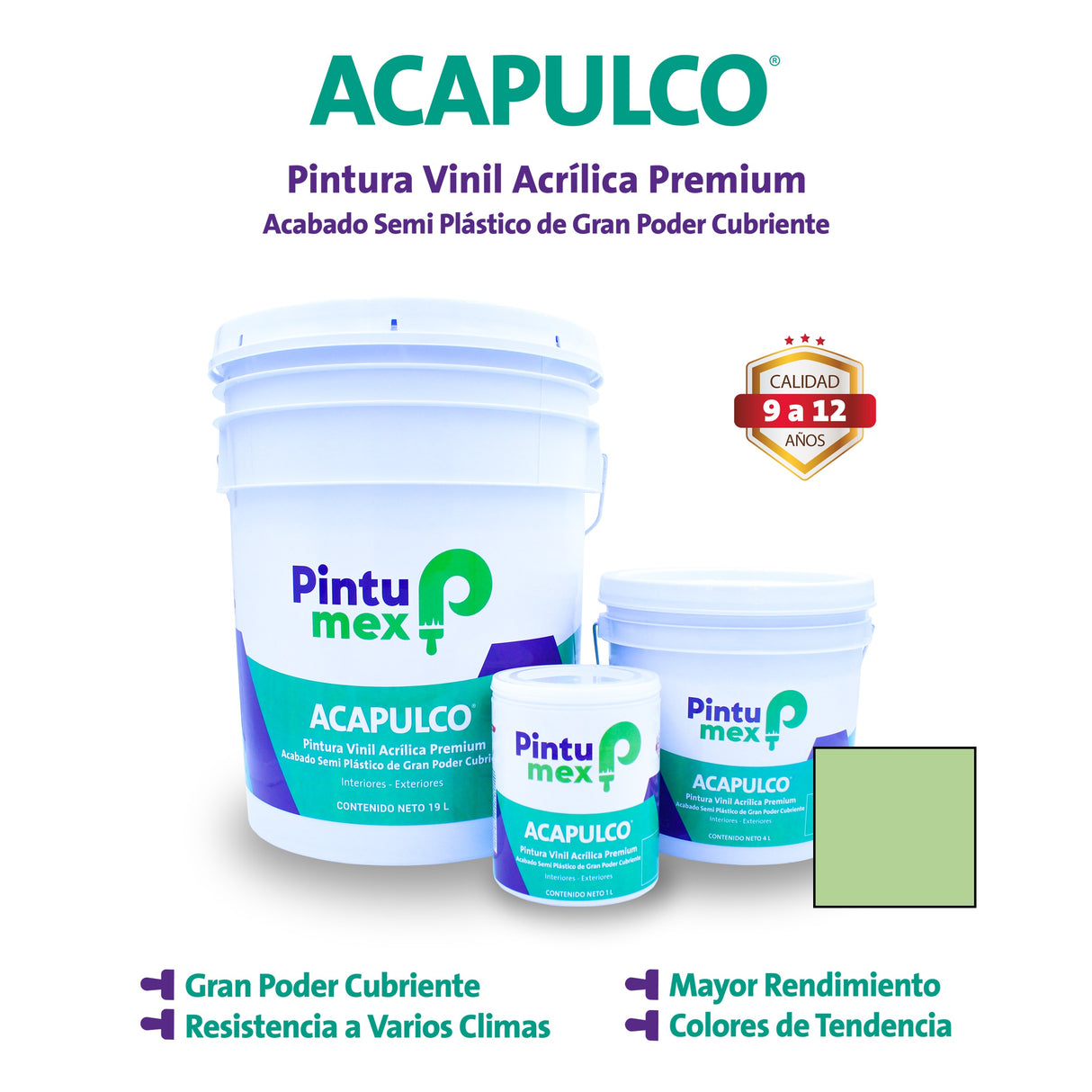 ACAPULCO VERDE OLIVO 19 L