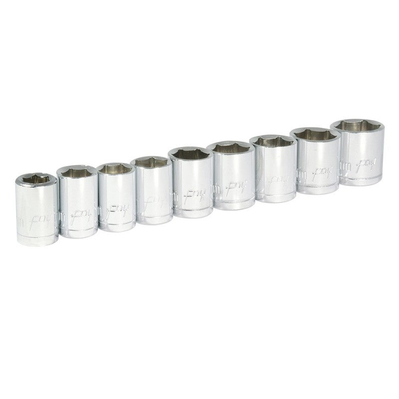 DADOS METR 3/8  RIEL 9 PIEZAS SURTEK