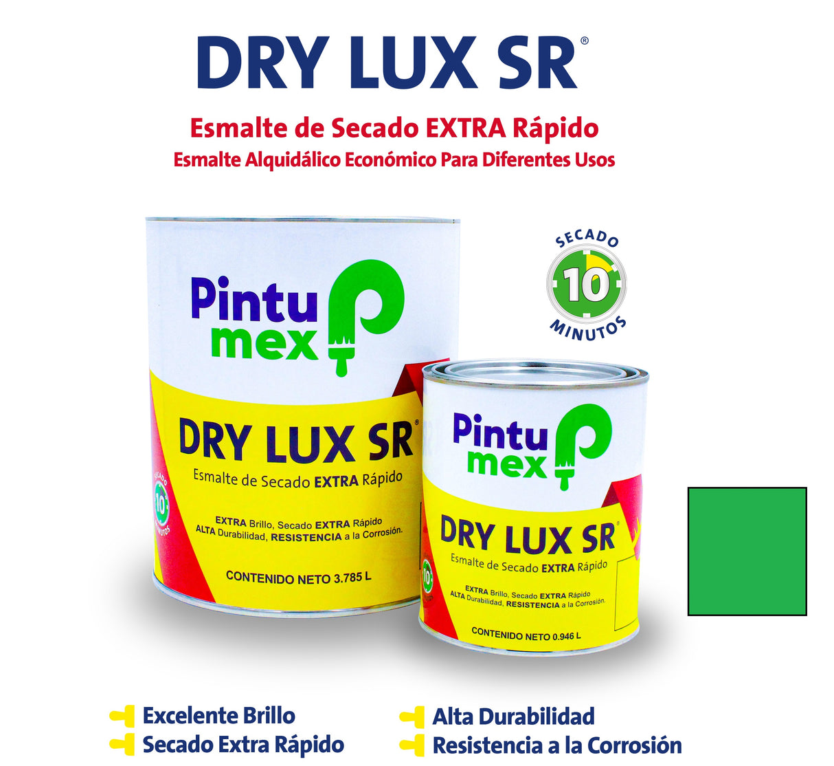 DRY-LUX VERDE ORGÁNICO 3.78L