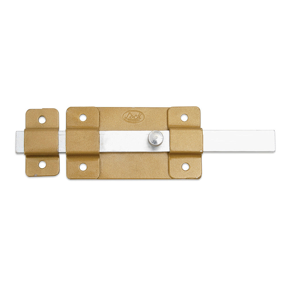 PASADOR DE SOBREPONER 8 CM DORADO LOCK