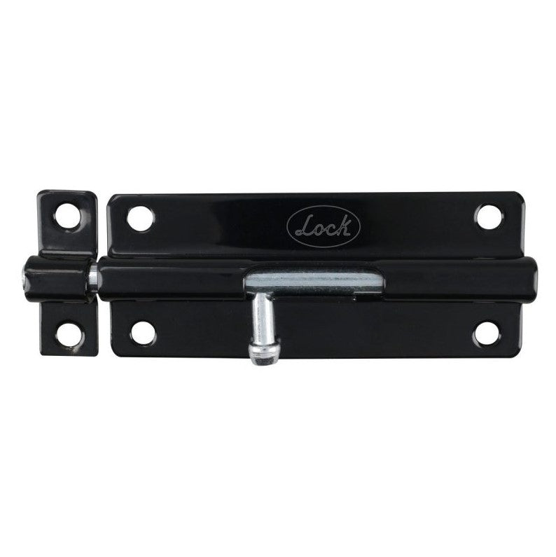 PASADOR SOBREPONER 4 CM NEGRO LOCK