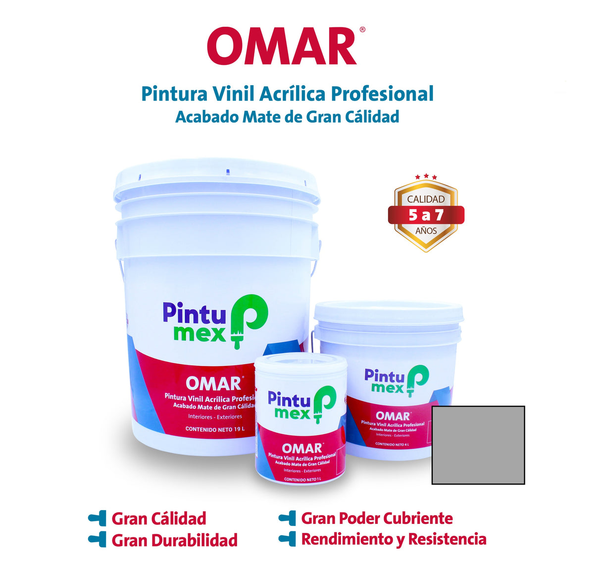 OMAR GRIS POLAR BOTE 1 L