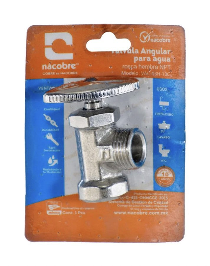 LLAVE ANGULAR NACOBRE BARRIL