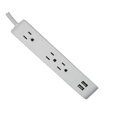 MULTICONTACTO BARRA GENLIT 3E 2 USB