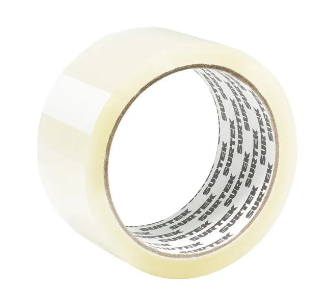 CINTA TRANSPARENTE SURTEK ACRILICA 150M